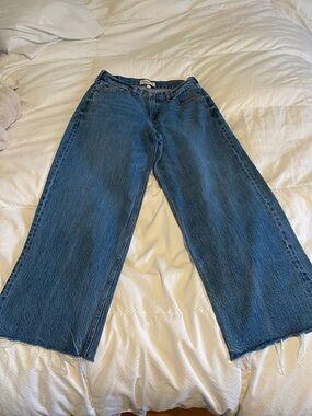 Abercrombie & Fitch low rise ultra loose Wide-Leg Jeans size 26 NWOT